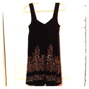 Free People Velvet Sequin Dress